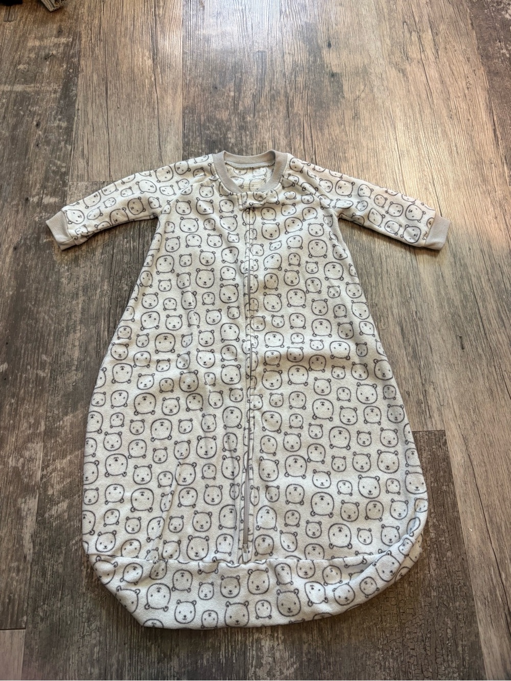 Bear-Print Baby Sleep Sack